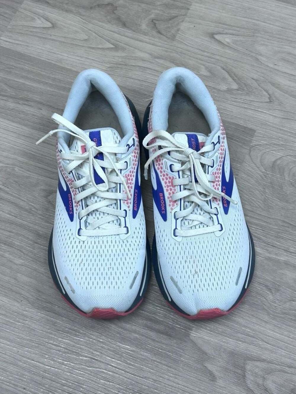 Brooks Ghost 14 Women's Running Shoes White/Purple/Coral